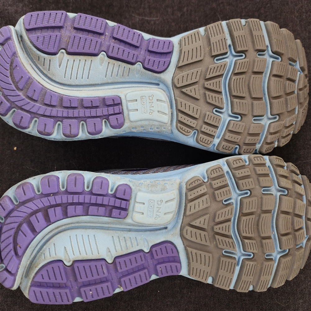 Brooks Women's Athletic Shoes - Gray with Purple Accents - Picture 4 of 5